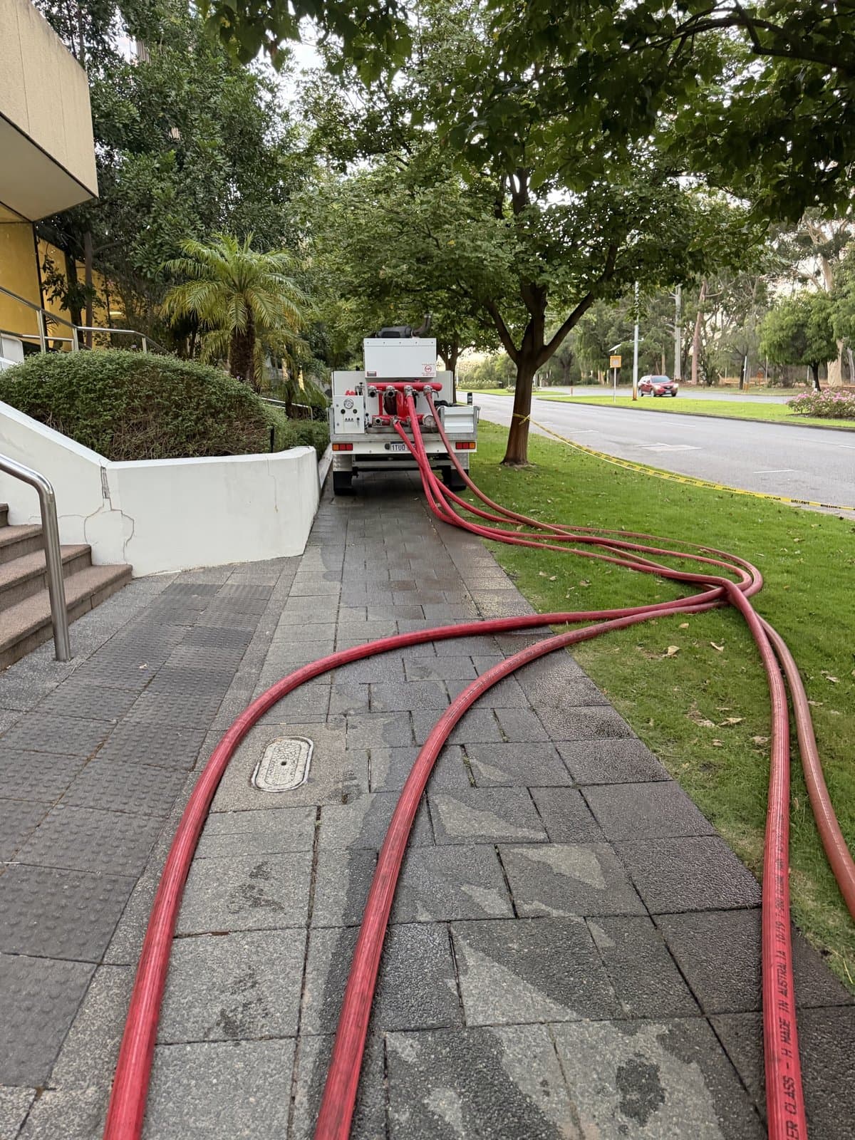 Fire hydrant booster cabinet