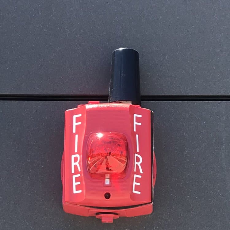 EFS branded fire alarm strobe