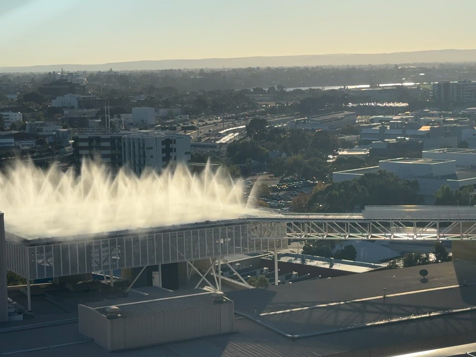 EFS team walking on site